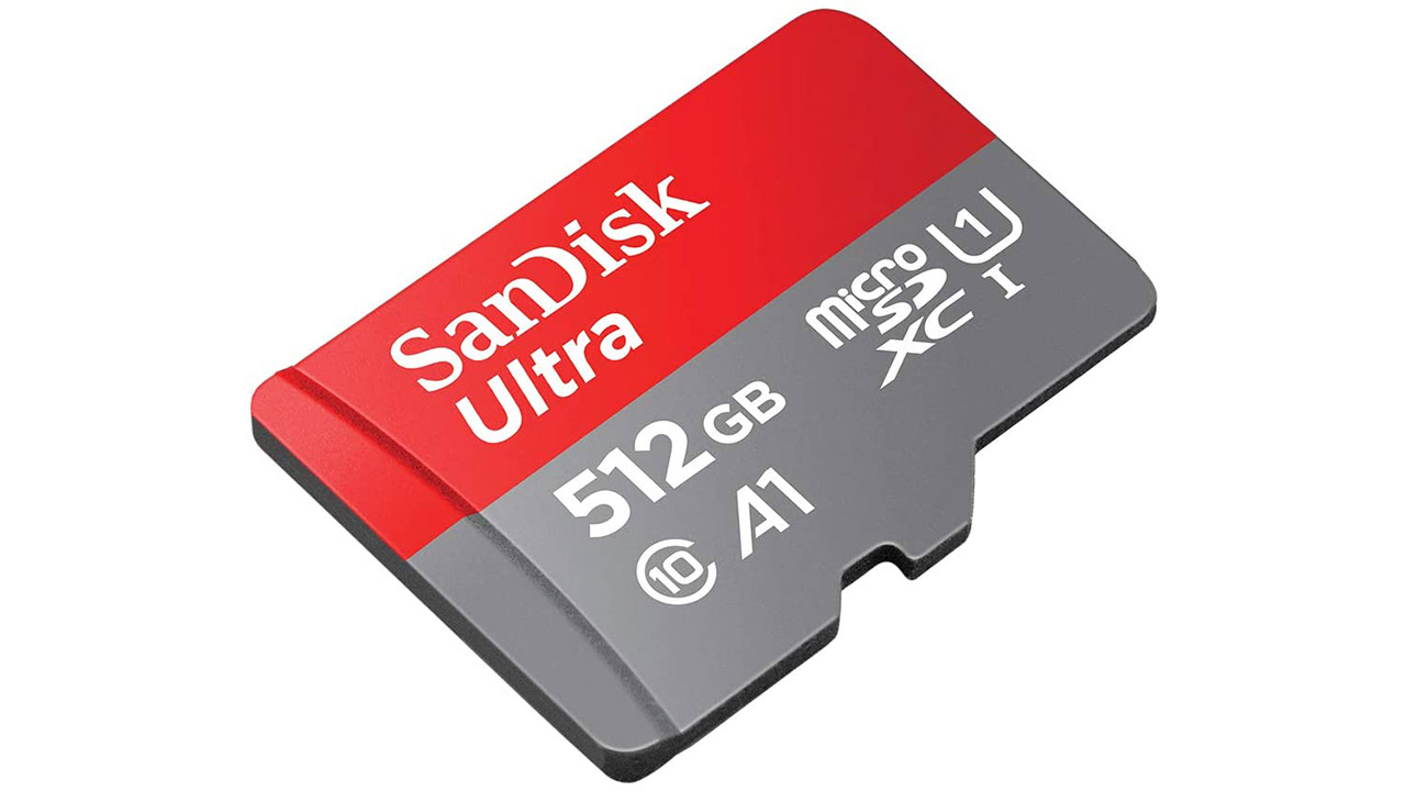 کارت-حافظه-MicroSDHC-سن-دیسک-با-ظرفیت-512-گیگابایت-به-همراه-آداپتور